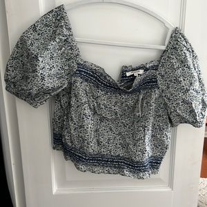 Madewell Cropped Top (matching skirt in my listings)